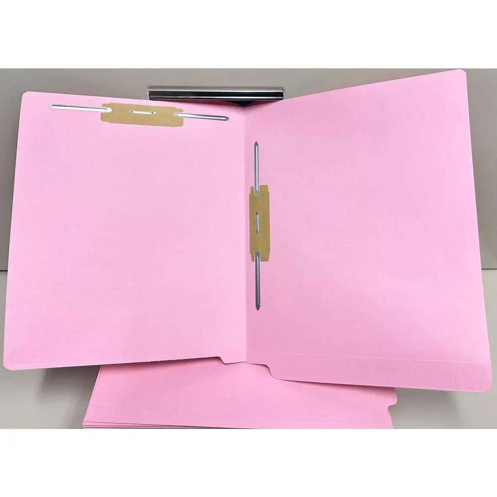 Bibbero (50) Medical Arts Press File Folders w/Fasteners Letter 11pt Side Tab
